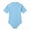 Light Blue, variant on Ticikt Girls' Zip-Front Rash Guard, Solid Color Short Sleeve One-Piece Swimsuit,Light Blue