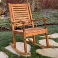 thumbnail image 2 of Pemberly Row Patio Rocking Chair in Brown, 2 of 6