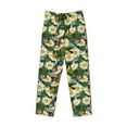thumbnail image 4 of Goofa Sunflowers And Butterflies Printed Soft Pajama Pants for Men, Wide Leg Comfy Casual Lounge Yoga Pants-, 4 of 9