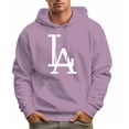 thumbnail image 6 of Men's Hoodie LA Pattern Midweight Sweatshirt Pullover, 6 of 16