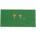 thumbnail image 1 of Miangastore 1 Set/3pcs Practice Mat Indoor Realistic Turf Mat Training Aids Home Sports Supplies for Daily Use (1pc Mat + 2pcs TEE), 1 of 8