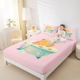 thumbnail image 3 of Erosebridal Rodent Animal Capybara Full Size Sheets,Cartoon Cute Animal Bed Sheets For Girls Kids 4pcs, 3 of 6