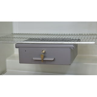 Fridge Locker Box - Portable Refrigerator Food, Snacks, Beverage, Medicine  Lockable Safe Container Storage Combination - Walmart.com