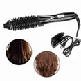 thumbnail image 3 of OTVIAP Curling Iron Brush, Foldable Ceramic Tourmaline Ionic Hair Curling Wand Hot Brush with Adjustable Temp for All Hair Types, 3 of 11