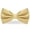 Champagne, variant on Black Pre-Tied Bow Tie for Men, Adjustable Solid Bowtie for Weddings, Tuxedos and Parties