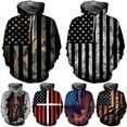 thumbnail image 3 of Sudadera con capucha con estampado 3D de la bandera estadounidense para hombre, sudaderas personalizadas para hombre, sudaderas de talla grande, novedad en sudaderas y sudaderas, 3 of 4