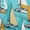 Turquoise Blue, variant on oneOone Polyester Spandex Mustard Yellow Fabric Nautical Sewing Fabric By The Yard Printed Diy Clothing Sewing Supplies 56 Inch Wide