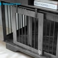 thumbnail image 6 of TABU 43" Dog Crate Furniture with Storage Drawers,Indoor Dog Kennel with Sliding Doors,Gray, 6 of 7
