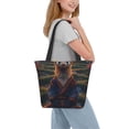 thumbnail image 6 of Bingfone Garden Meditating Weasel Women Shoulder Tote Bags Casual Bag Ladies Shopping Handbag, 6 of 6