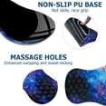 thumbnail image 2 of Ergonomic Mouse Pad with Wrist Rest and Keyboard Wrist Rest  Memory Foam Wrist Rest for Computer Keyboard  Easy Typing  Pain Relief  Massage Mousepad Wrist Support for Gaming Office Home, 2 of 7
