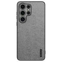 Decase For Samsung Galaxy S24 Ultra 2024,Galaxy S24 Ultra Slim Case Premium PU Leather Anti-Scratch Slim Thin Cover Lightweight Shockproof Phone Shell for Samsung Galaxy S24 Ultra 6.8 Inch,Gray