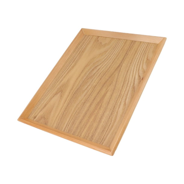 Bandeja Rectangular De , De Compuesta Maciza Para Comida, Pizza, Fruta, Dim Sum, De Comida Para Fiestas Con Asas, De Cocina, Tabla De Queso, Tabla De Charcutería