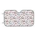 thumbnail image 7 of Picia Cute Dog Curved Windshield Sunshade Accordion Folding Style Auto Shade for Car Truck SUV Van Blocks UV Ray Sun Visor Protector -, 7 of 7