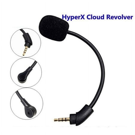 Replacement Aux Game Microphone Gooseneck Mic For HyperX Cloud RevolverS
