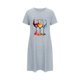 thumbnail image 4 of Camisón corto de talla grande para mujer, camisón de manga corta con estampado de pecho a la moda, camisón para mujer, 4 of 5