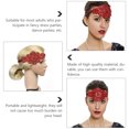 thumbnail image 4 of Miangastore Coiffe Charleston Vintage Strass Rouge Foncé 1 Ensemble 8.7x3.9 Po, 4 of 8