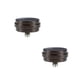 thumbnail image 1 of Terminales para Barras de Cortina KAMANINA Bronce con Tornillos M6 Juego de 2, 1 of 4