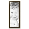 thumbnail image 2 of ArtToFrames 12" x 33" Black Panel With Gold Lip Picture Frame, 12x33 inch Multi Wood Poster Frame (WOM-5092),  Pack, 2 of 7