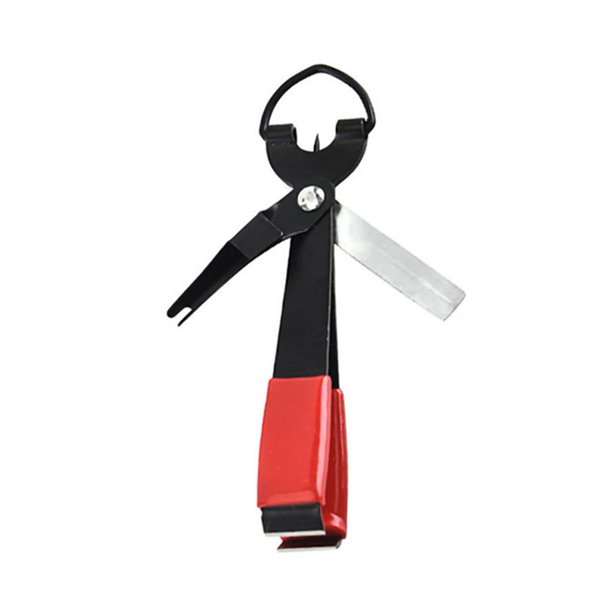 Tijeras de nudo rápido para pesca, cortador de línea, pinzas (negro plateado) Likrtyny Deportes al aire libre Salida diaria Juego de fiesta