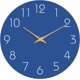 thumbnail image 1 of ZHAOCHENG Reloj de pared - Reloj de pared silencioso que no hace tictac, funciona con pilas - Reloj de madera de estilo moderno, decorativo para cocina, hogar, dormitorios, oficina (azul), 1 of 5