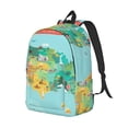 thumbnail image 2 of Daiia USA Tourist Map Vintage Canvas Backpack for Men and Women ,Hiking Backpack,Travel Laptop Bag for School,Large Capacity Backpack, 2 of 8