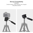 thumbnail image 4 of 360 Swivel 90 Tilt Tripod Head with 3 8 Thread 1 4 Screw 5kg Max Load Durable Lightweight Mount for Camera Monopod, 4 of 8