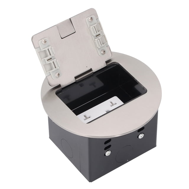 Floor Receptacle, Embedded Floor Outlet 2x3 Prong Sockets for Hotel