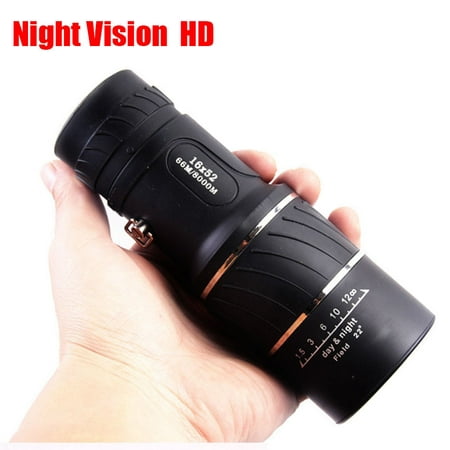 Tuscom Super High Power 16X52 Portable HD OPTICS BAK4 Night Vision Monocular