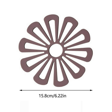 

Moocorvic Clearance Household Flower-shaped Dining Table Heat Insulation Non-slip Tea Mat