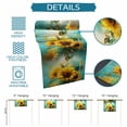 thumbnail image 6 of Burlap Table Runner 90 Inches Long, Abstract Sunflower Butterfly Non-Slip Kitchen Table Runners for Dining Room Everyday Use Party Table Decorations Watercolor Pastoral Floral, 6 of 9