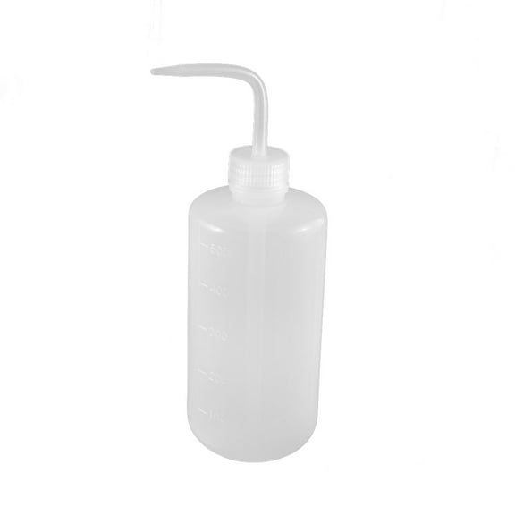 500mL Home Kitchen Plastic Tube Pour Spout Oil Graduated Squeeze Bottle Clear