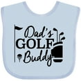 thumbnail image 3 of Inktastic Dad's Golf Buddy Boys or Girls Baby Bib, 3 of 4