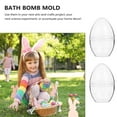 thumbnail image 7 of 2pcs 4.68 inch Celebrate Clear fillable Plastic Easter Egg, Great for Decor and Baskets, 7 of 7