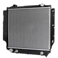 thumbnail image 6 of VioletLisa Radiator 1 Row with Automatic Transmission I1 for Jeep for Wrangler 4.2L 1987-1990 & 2.5L 1987-1995 1997-2002 & 4.0L 1991-1995 1997-2006 & 2.4L 2003-2006 Black and Silver, 6 of 8