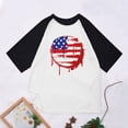 thumbnail image 1 of T-Shirt Snoarin Comfort Colors pour Hommes, Mode Décontractée, Patchwork, Col Rond, Chandail à Enfiler, T-Shirt Imprimé, Manches Courtes, Hauts, Chandails du 4 Juillet pour Hommes en Liquidation, 1 of 6