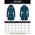 thumbnail image 7 of Off Road Ventures Women's Lightweight Softshell Jacket Fleece Lined Insulated Rain Jacket Hooded Waterproof Windbreaker, 7 of 7