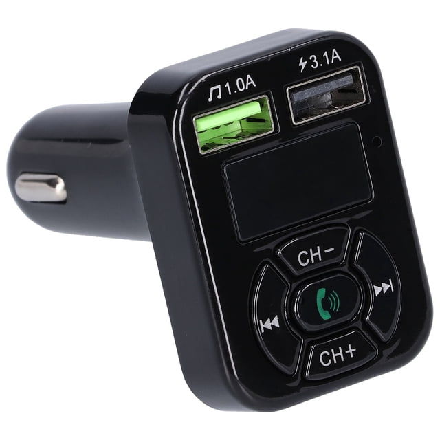Transmisor FM Bluetooth para coche, Bluetooth 5.0, manos libres inalámbrico, reproductor MP3, transmisor para tarjeta de memoria U Disk