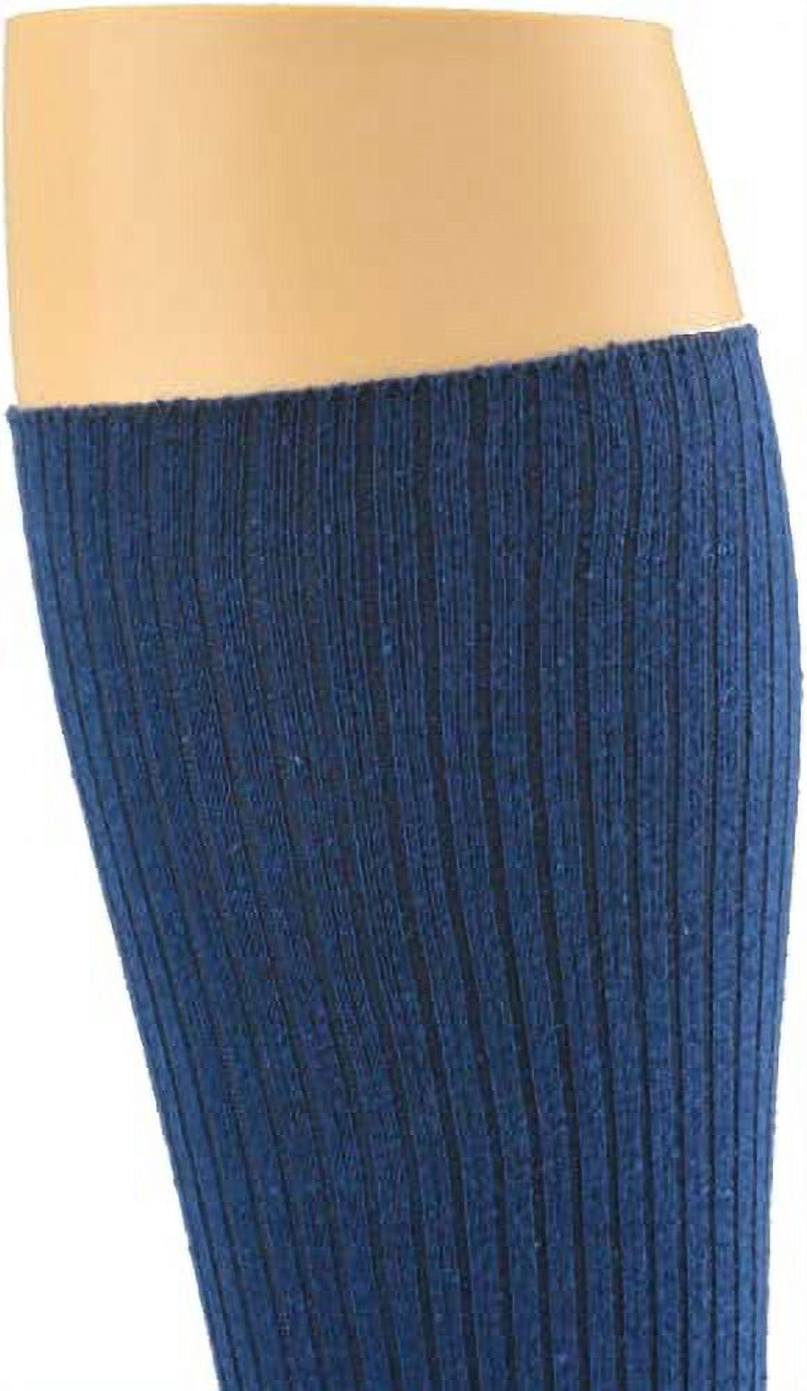 Sierra Socks Men's Ankle Socks, Cushioned, Non-Binding, Navy, 3 Pair Pack