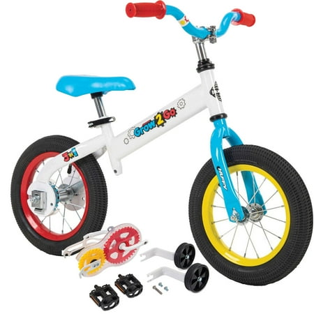 UPC: 0028914223216 | Huffy Grow 2 Go Conversion Balance to Pedal Bike (Red Blue and Yellow) – 22321