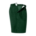 thumbnail image 5 of Unisex Tear Away Shorts Snap On Athletic Shorts Cotton Post Knee Hip Surgery Recovery Lounge Short with Pockets Dark Green XL, 5 of 7