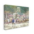 thumbnail image 4 of Stupell Industries People at Parisian Cafe Town & City Painting Gallery Wrapped Canvas Art Print Wall Art, 30 x 24, 4 of 8