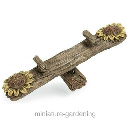 UPC 845095045679 product image for Marshall Home and Garden Flower Teeter Totter for Miniature Garden, Fairy Garden | upcitemdb.com
