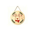 thumbnail image 2 of Dalxymotic Christmas Wooden Hanging Decor, Round Furniture Decoration, Creative Christmas Ornament, Festive Hanging Ornament, Christmas Wooden Decor for Home, Mantel, Tree, Shelf, 2 of 4