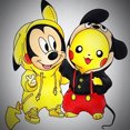 thumbnail image 1 of Leezeshaw 5D DIY Diamond Painting By Number Kits Frameless Rhinestone Embroidery Paintings Pictures For Home Decor - Mickey&Pikachu, 1 of 5