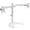 White, variant on VIVO White Dual Monitor Articulating Desk Stand Mount, Fits Up to 32" Screens