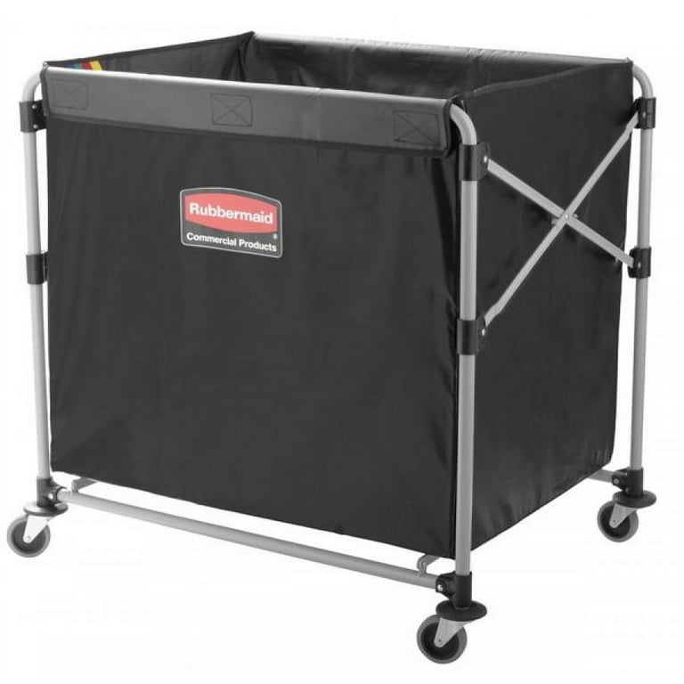 Collapsible X-Cart Replacement Bag, 4 Bushel, 220 lbs, Vinyl, Black Collapsible X-Cart Replacement Bag, 4 Bushel, 220 lbs, Vinyl, Black
