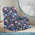 thumbnail image 3 of FOR U DESIGNS Boho Mandala Floral Print Recliner Chair Covers with Armrest, Breathable Recliner Armchair Covers Stretch Lazy Boy Recliner Covers Home Decor Accessories, 3 of 8