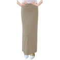thumbnail image 4 of Women's Basic Modest 37" Ankle Length Stretch Knit Straight Skirt, 4 of 10