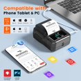 thumbnail image 4 of M120 Bluetooth Label Maker - Portable Thermal Barcode Printer with App, 2" Wide Labels, Wireless Sticker Printer for Small Business,Home Office,QR Codes,Address Labels - iOS/Android Compatible, 4 of 8