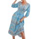 thumbnail image 4 of Txlixc Vestido bohemio casual para mujer, vestido midi de media manga con cuello en V para vacaciones Txlixc  Moda, 4 of 9